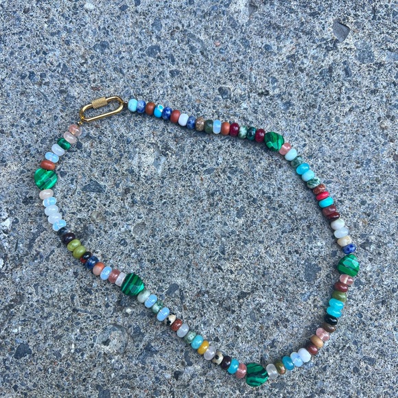 Natural stones necklace - Picture 3 of 5